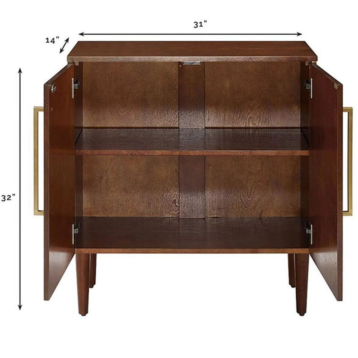 Mahogany 2 Door Console Table H771