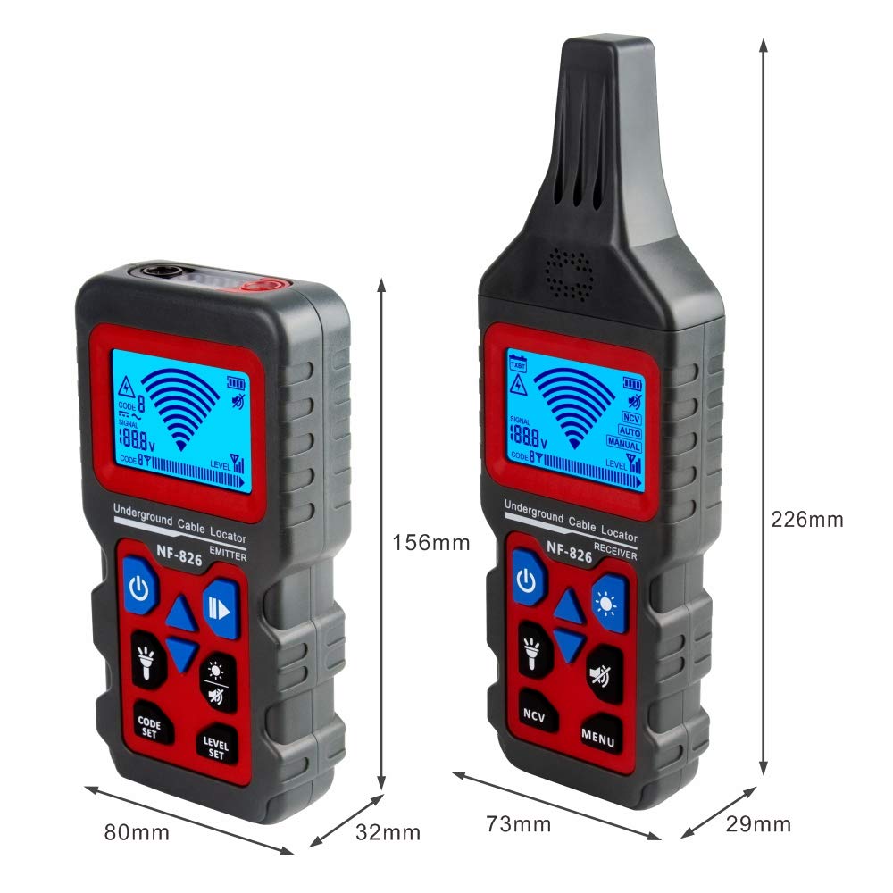 Underground Cable Tester Locator Wire Tracker Detector H28456