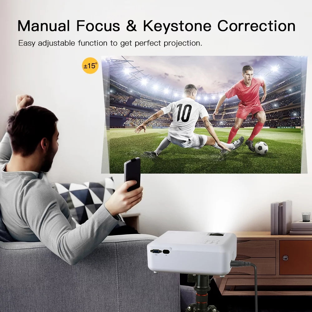 1080P LCD Projector with Wifi and Bluetooth K783