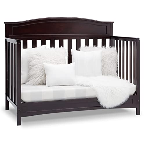 White 4-in-1 Convertible Baby Crib T9913