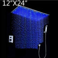 Rainfall LED Shower Set Double-Function Valve Brass Handheld Shower Oil Rubbed Bronze P2653