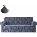 Jacquard Damask Stretch Sofa Cover Loveseat E405