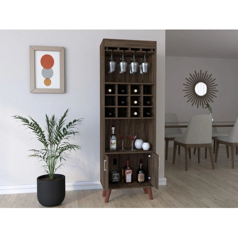 Dark Walnut Bar Cabinet S668