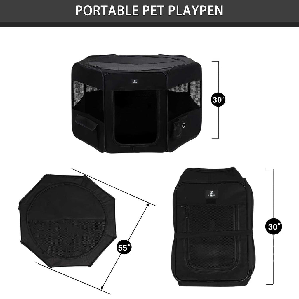 Portable Foldable Pet Playpen 600D Oxford Cloth O714