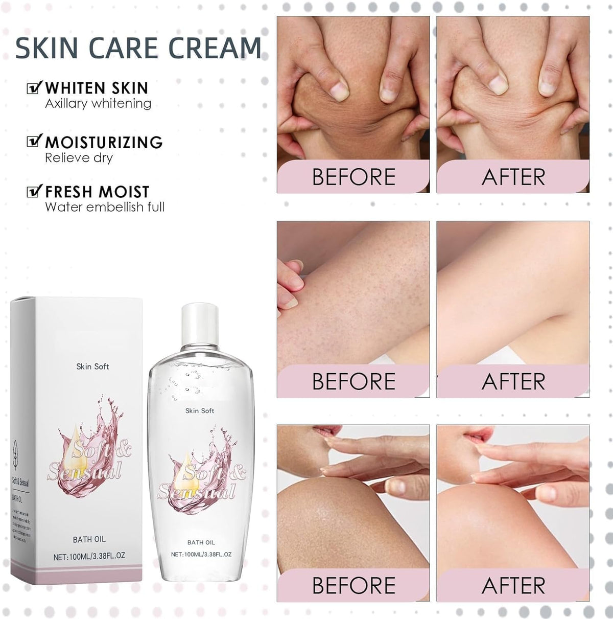 2PCS Skin Bath Oil A58225