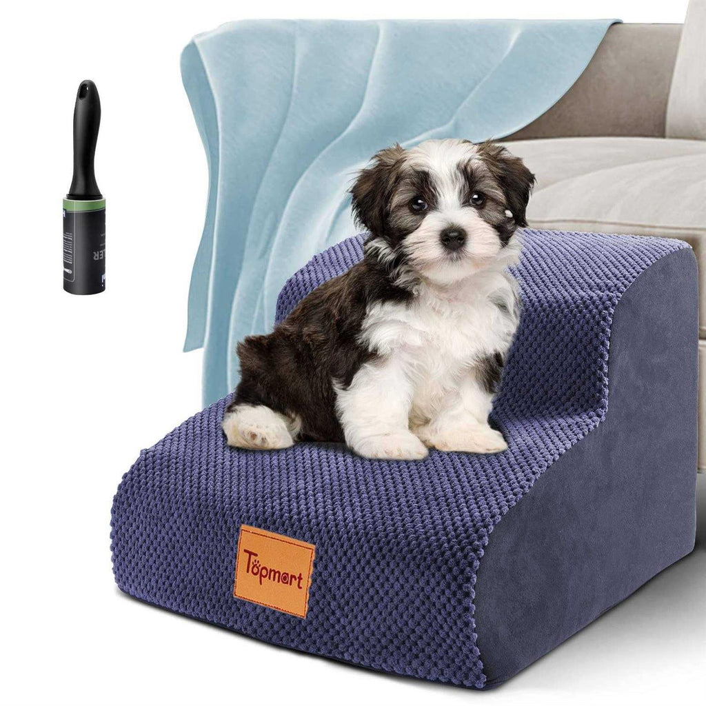 High Density Foam Dog Ramp & Steps 2 Tiers Non-Slip M38406