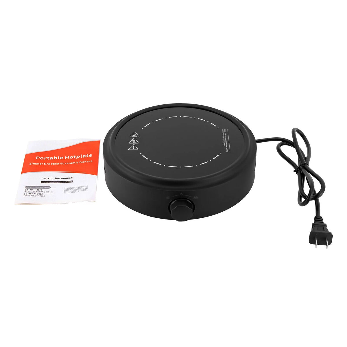 700W 110V Electric Mini Stove Black F122725