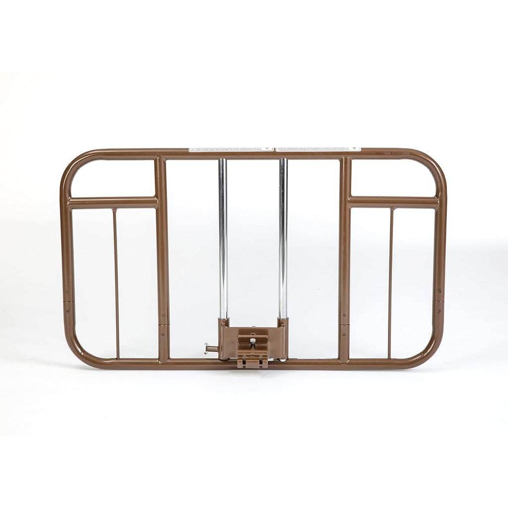 Clamp-On Half-Length Bed Rails, 1 Pair, Brown Z4732