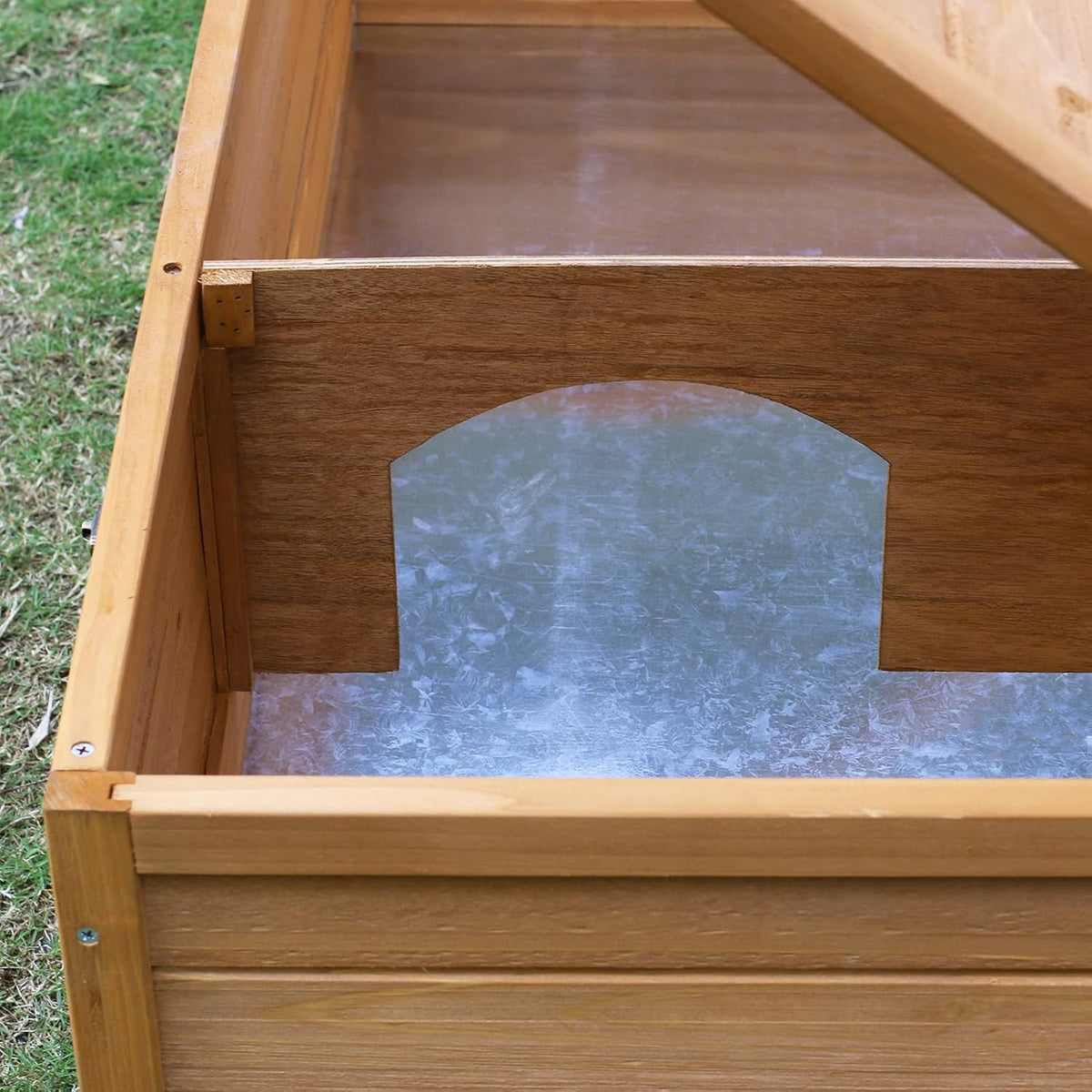 Wooden Tortoise House Large Tortoise Habitat Enclosure Cage with Removable Bottom W15769