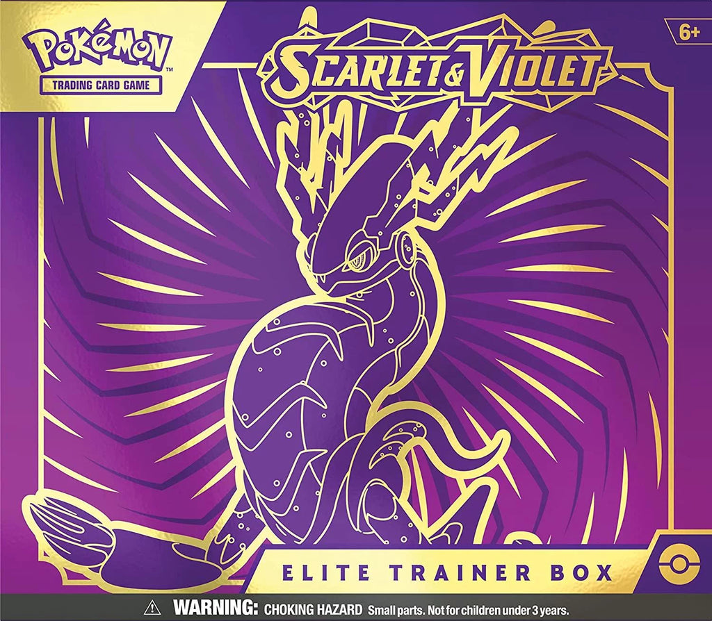 Purple Elite Trainer Box with Booster Packs E840