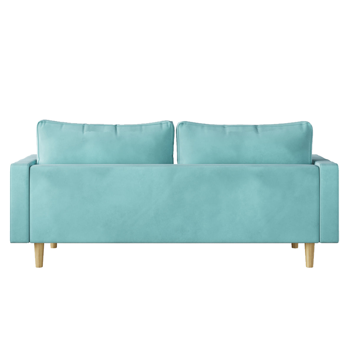 Modern Green Velvet Double Seat Sofa Z6501