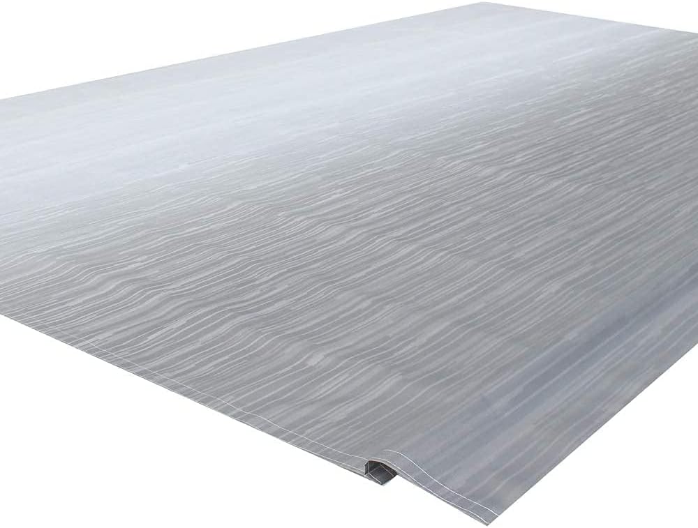 12x8 Feet Polyester RV Awning Fabric Replacement Blue/White Stripes S5694