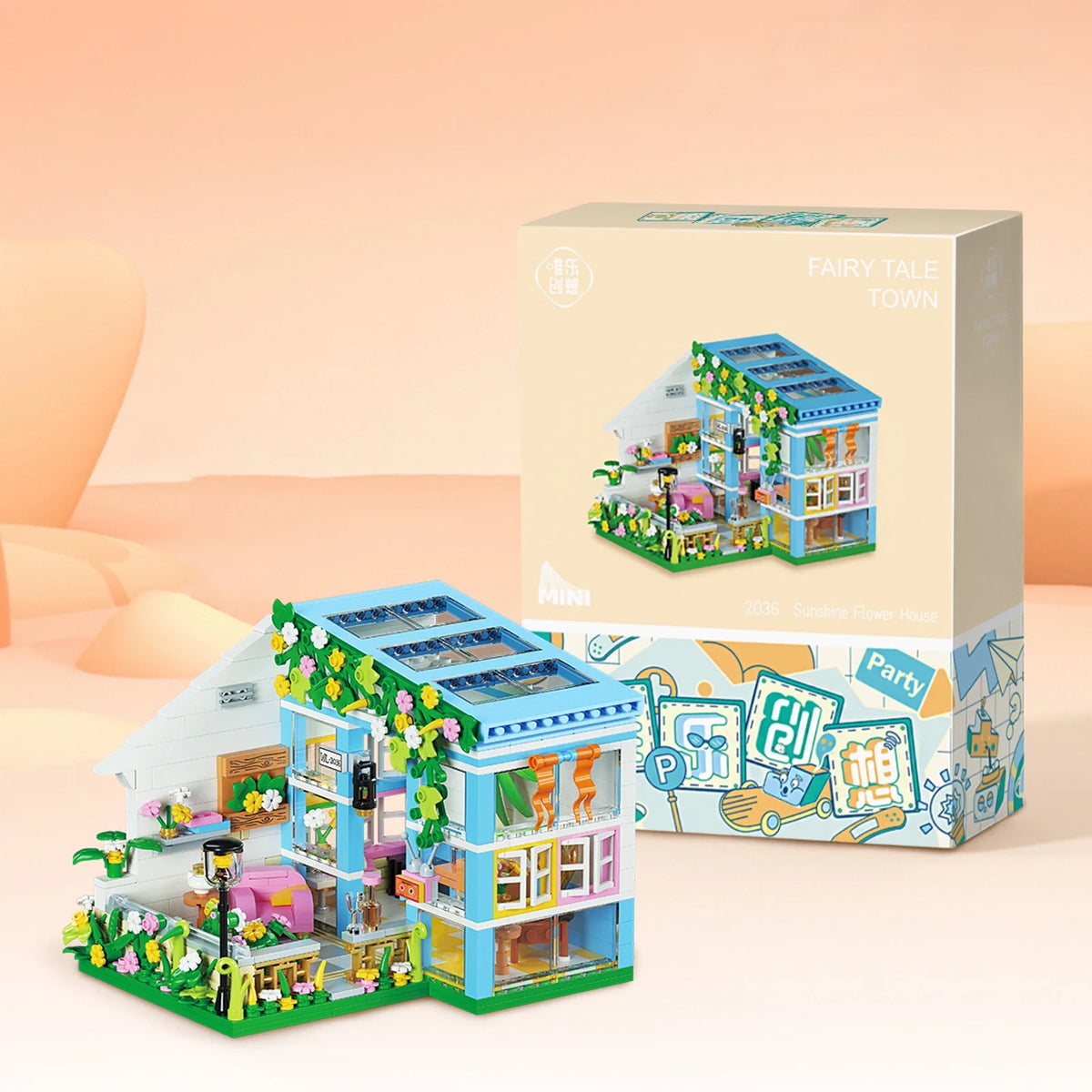Wooden DIY Miniature Dollhouse Kit M2099