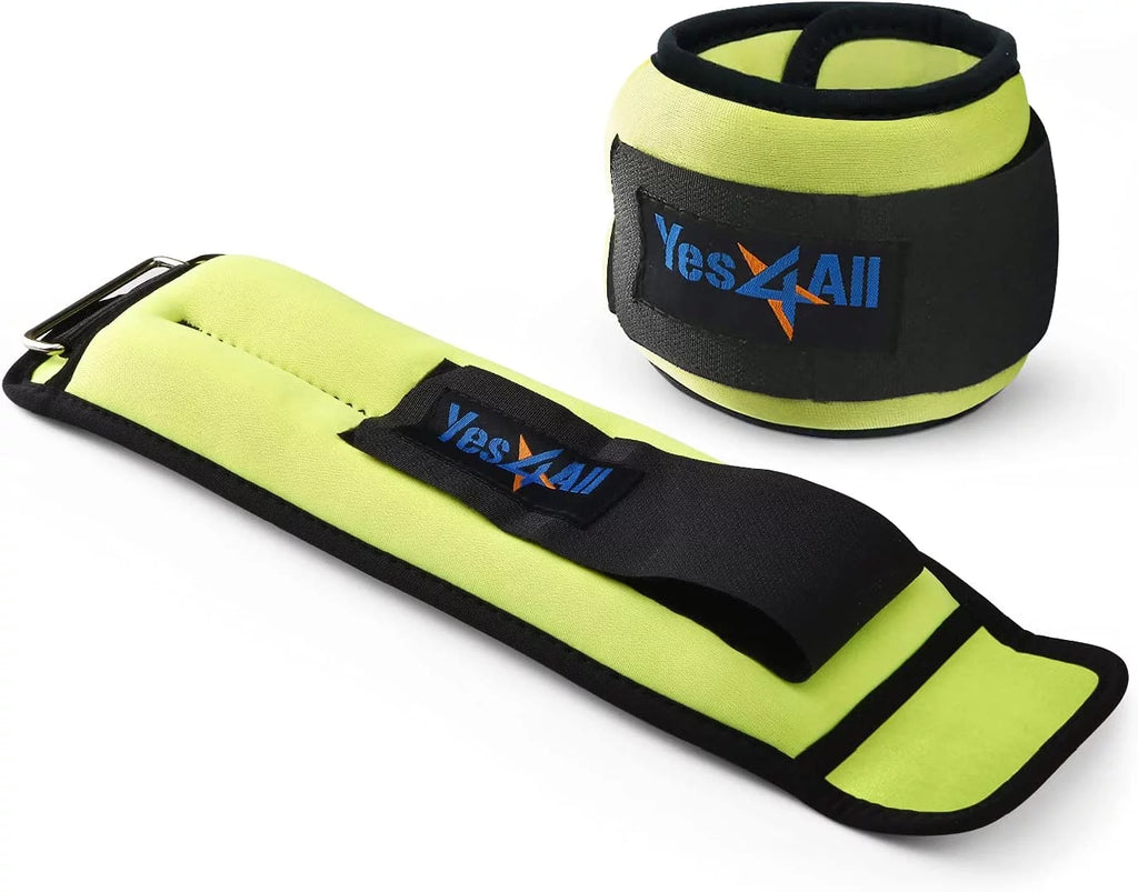 1 lbs Neoprene Ankle Wrist Weight, Beige, Pair P774