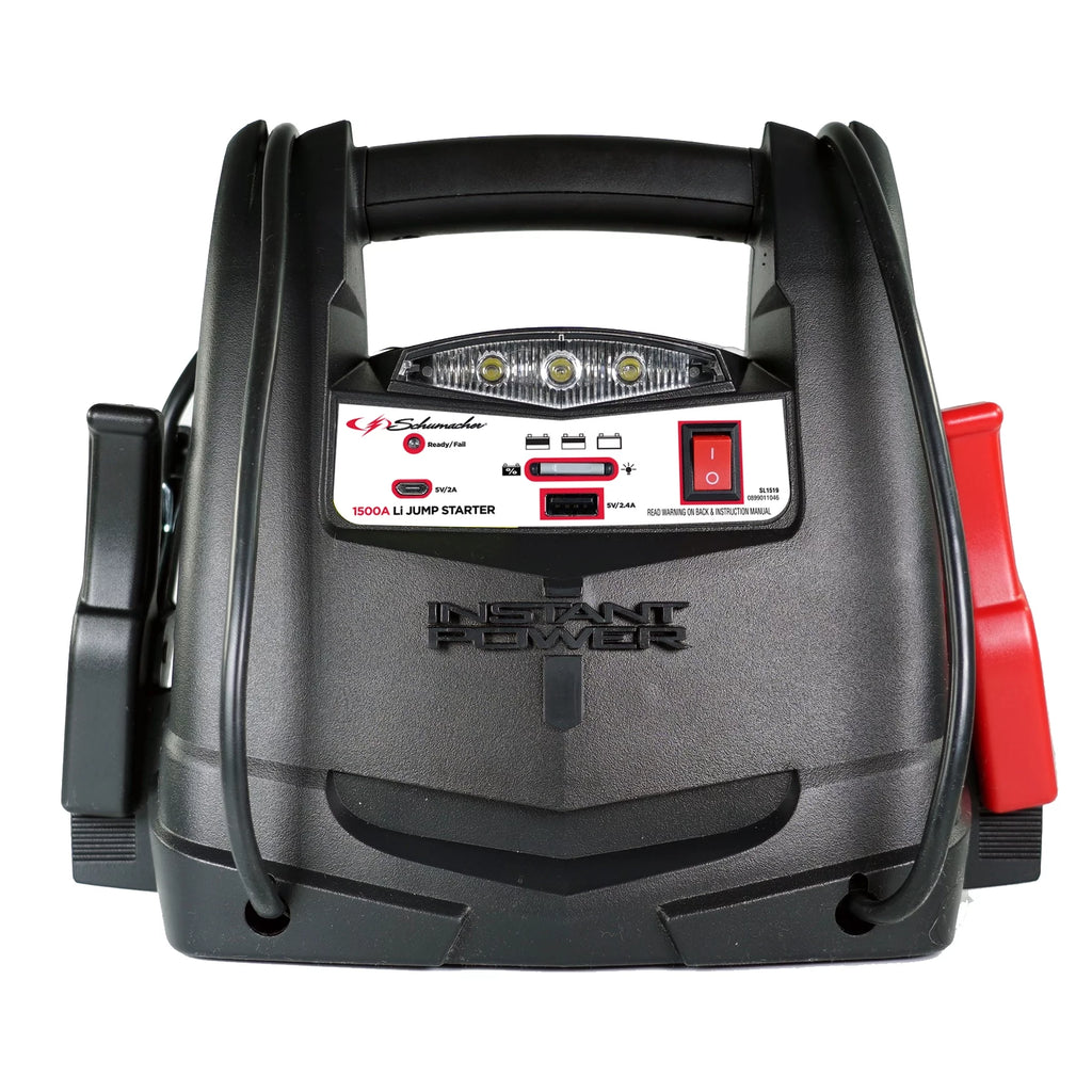 1500A 12V Lithium Jump Starter with 150 Psi Air Compressor M9364