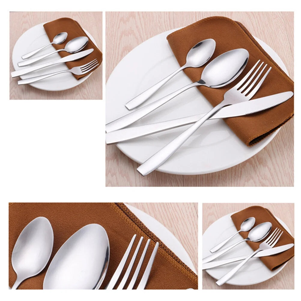 24 Pcs Stainless Steel Flatware Drying Rack A413140