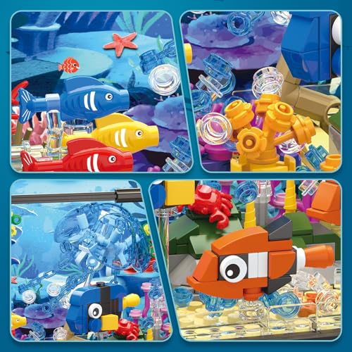 725 Pcs Lighting Aquarium Building Kits A11720