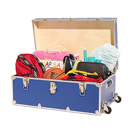 White Camp Trunk with Removable Wheels 30"x17"x13" Y495217