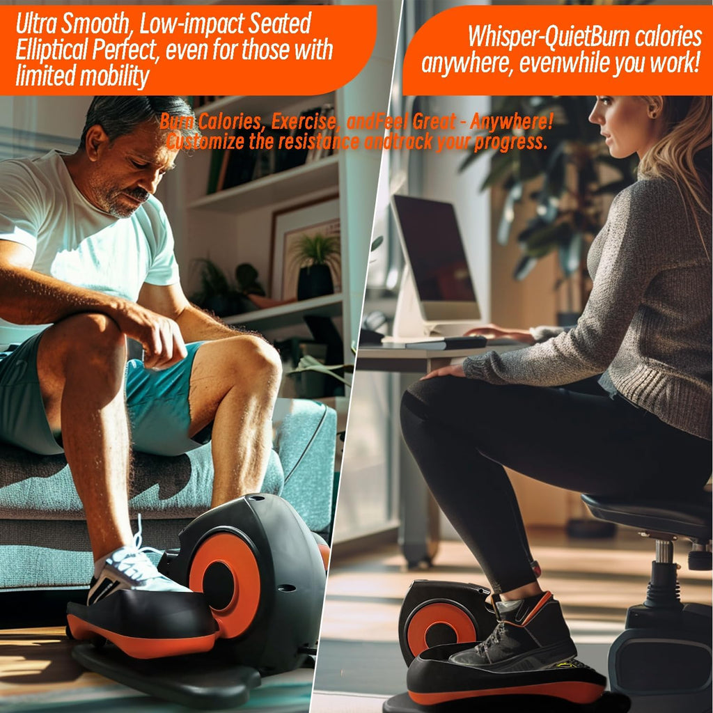 Portable Mini Under Desk Elliptical H7483