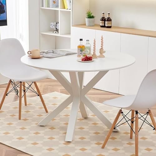 42" Faux Wood Round Dining Table N701896