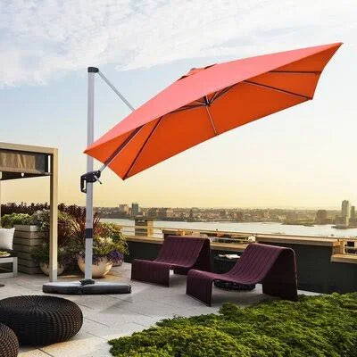 Orange Square Cantilever Umbrella E7206