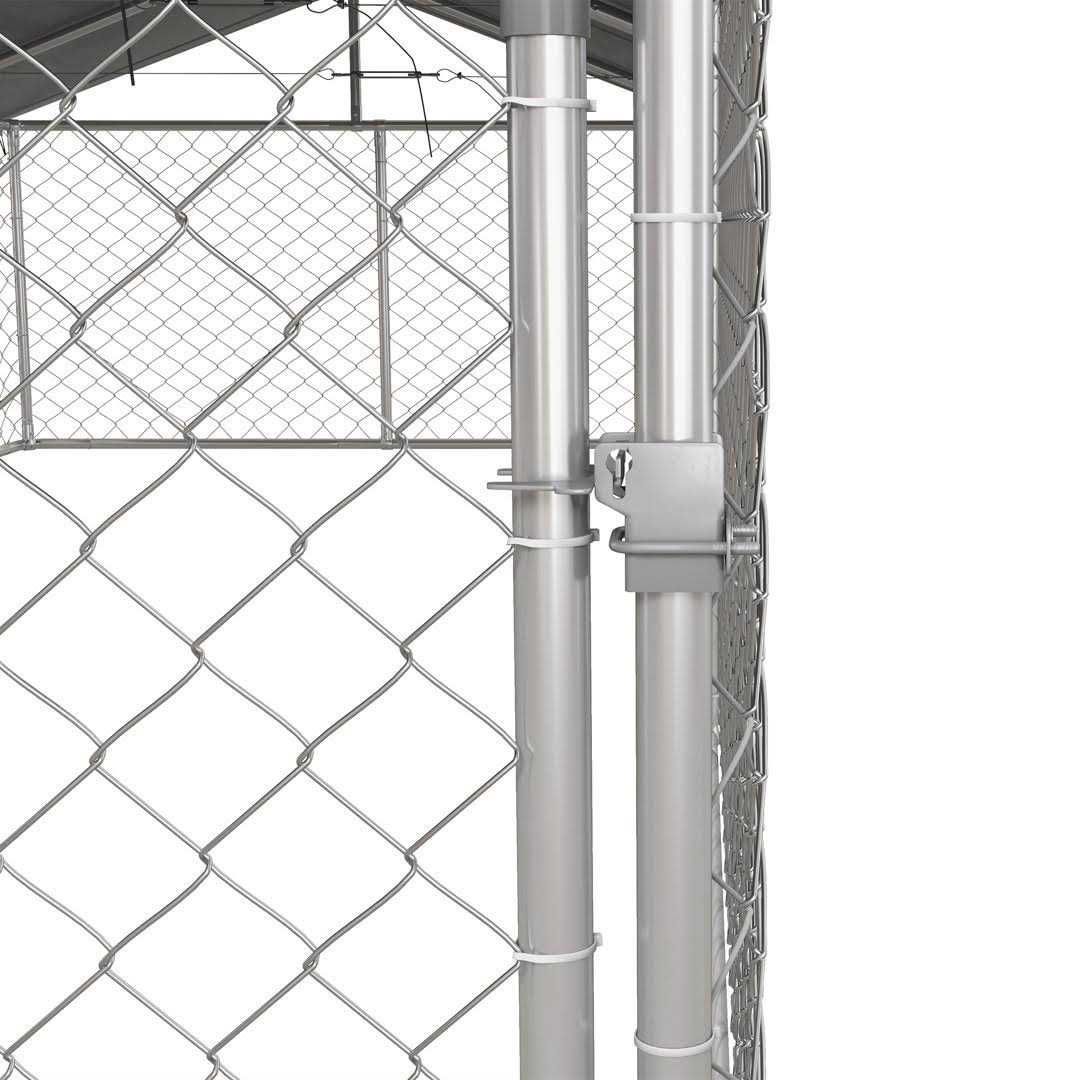 Large Outdoor Dog Kennel with Waterproof UV Resistant Roof A54154