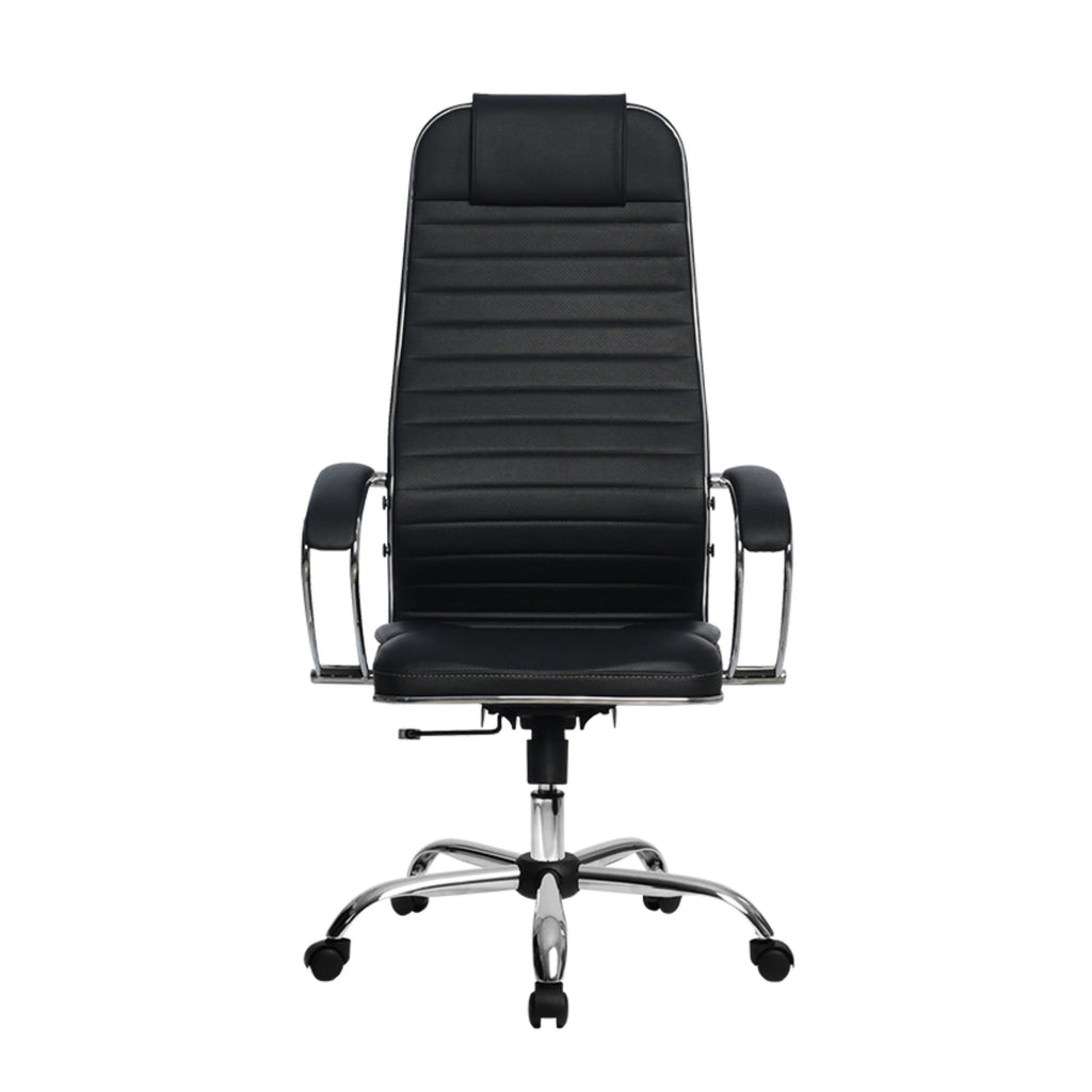 Black High Back Executive Office Chair with Adjustable Headrest and Armrests K12062
