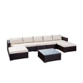 Wicker Sectional Sofa Set with Cushions Z385