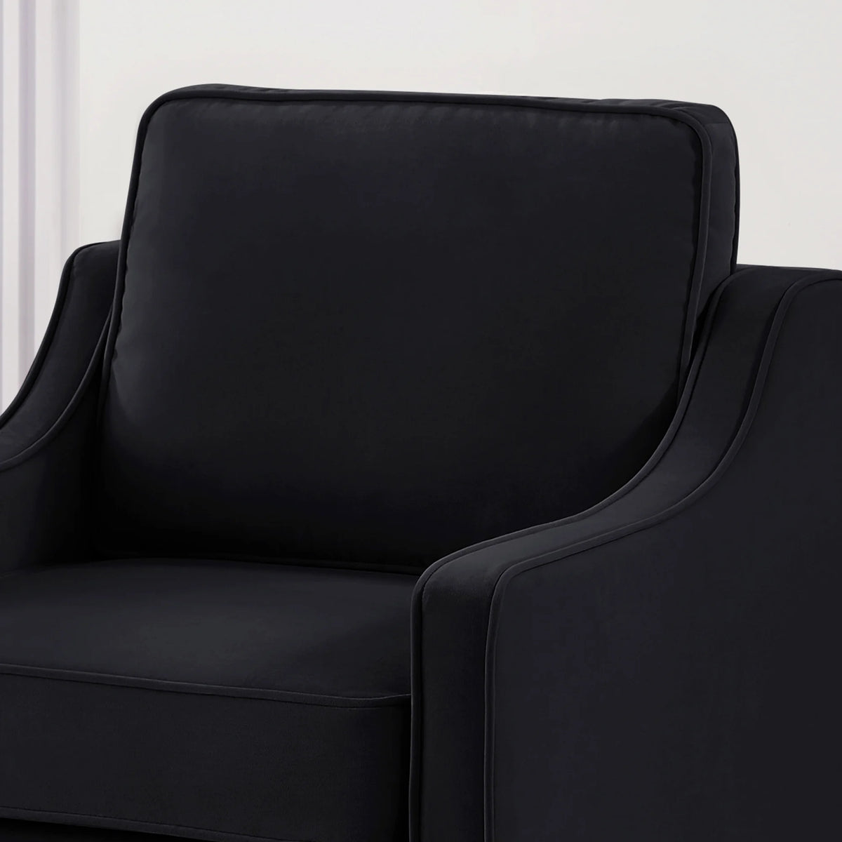 Black Velvet Armchair P803939