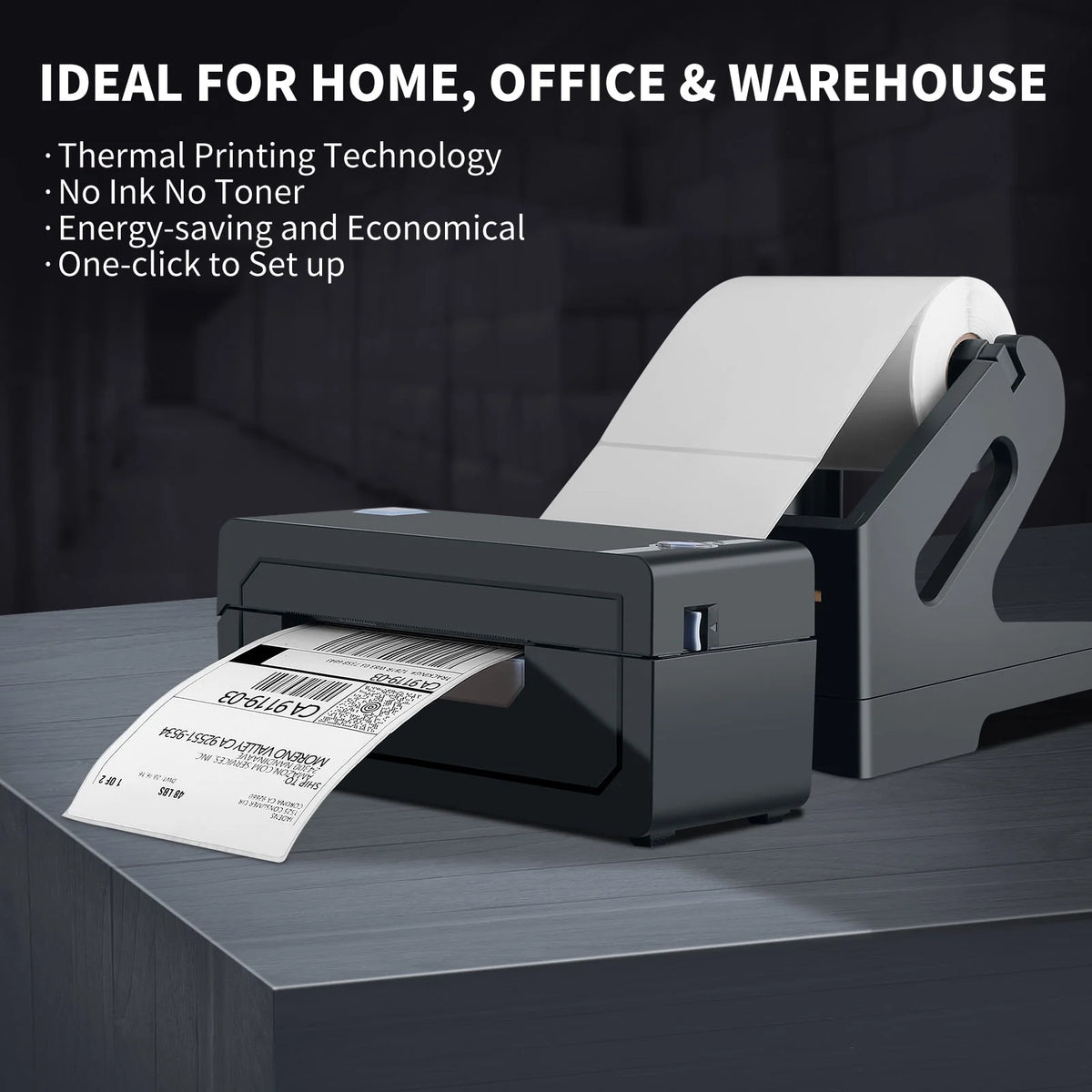 4''x6'' Bluetooth Thermal Label Printer W6163