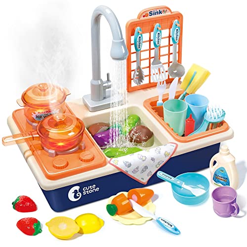 Color Changing Kitchen Sink Toys with Running Water Q94855
