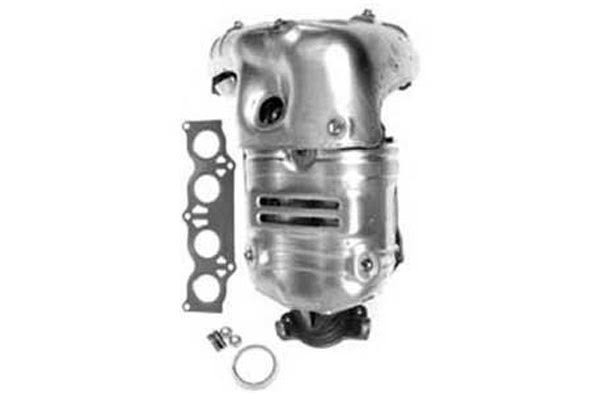 Catalytic Converter with Integrated Exhaust Manifold F7580