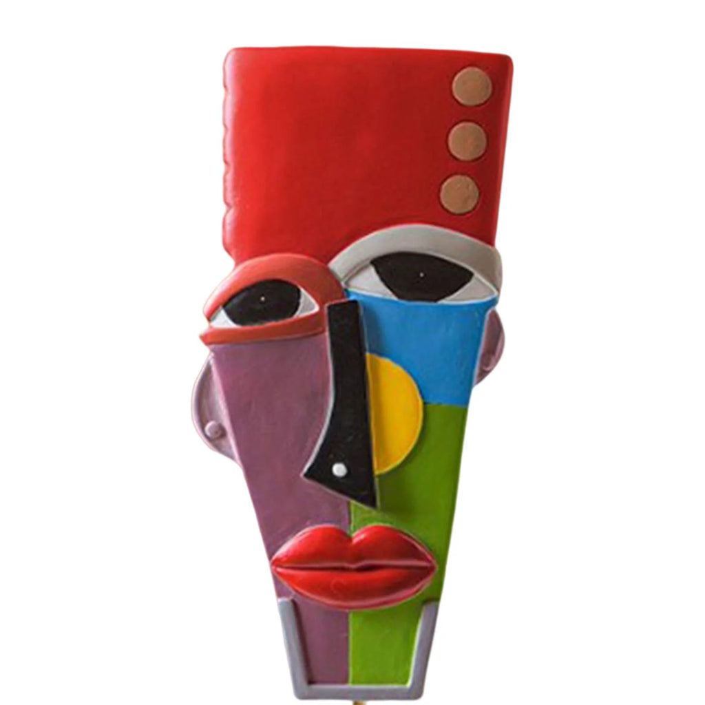 Modern Abstract Human Face Statue A63718