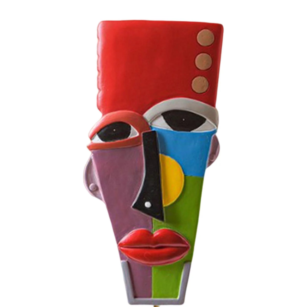Modern Abstract Human Face Statue A63718