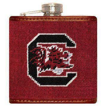 University of South Carolina Needlepoint Flask I967