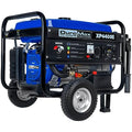 Blue Black Gas Powered Portable Generator 4400 Watt Electric Start M78511
