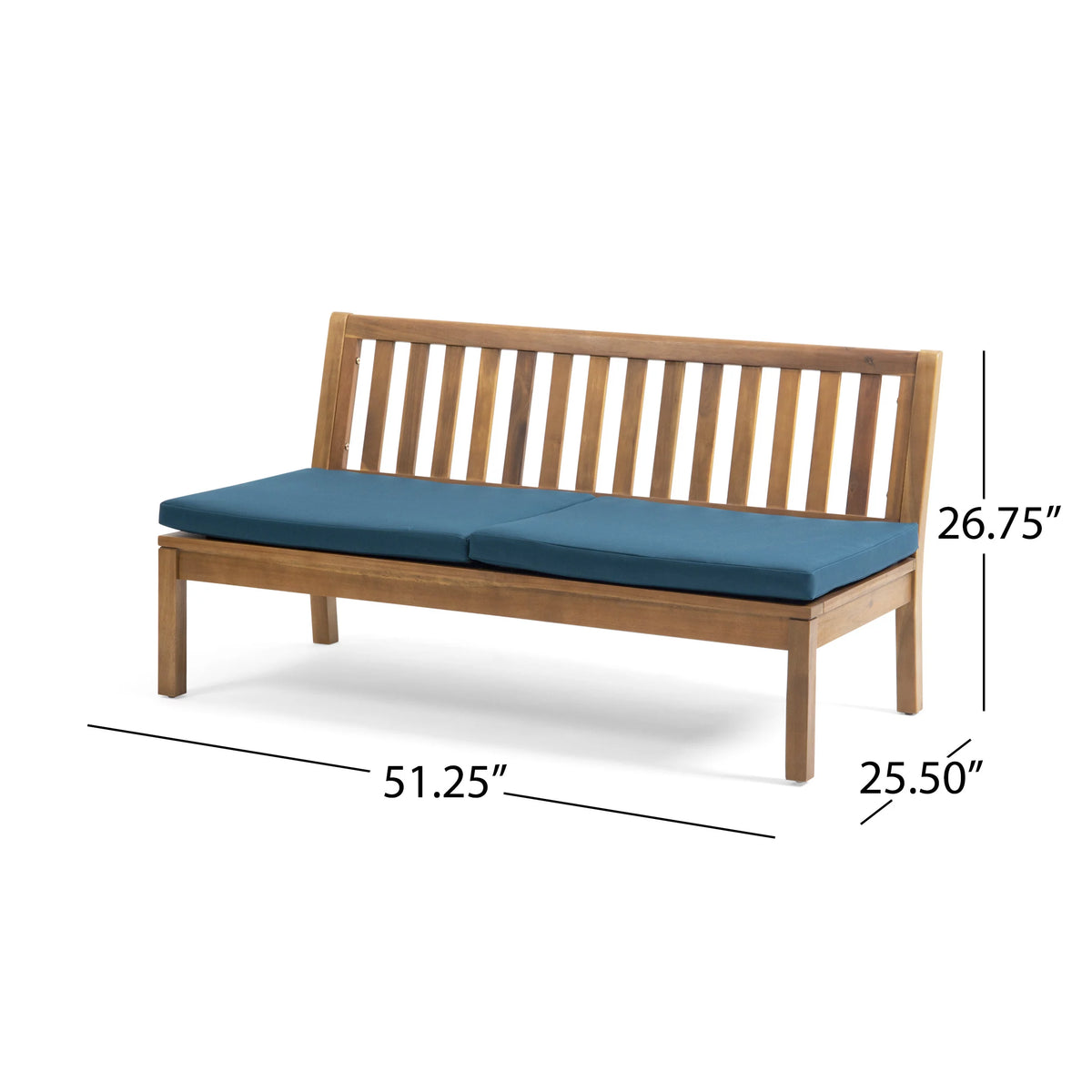 Acacia Wood Chat Set with Coffee Table D174334