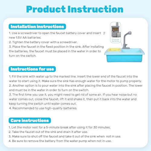 Color Changing Kitchen Sink Toys with Running Water Q94855