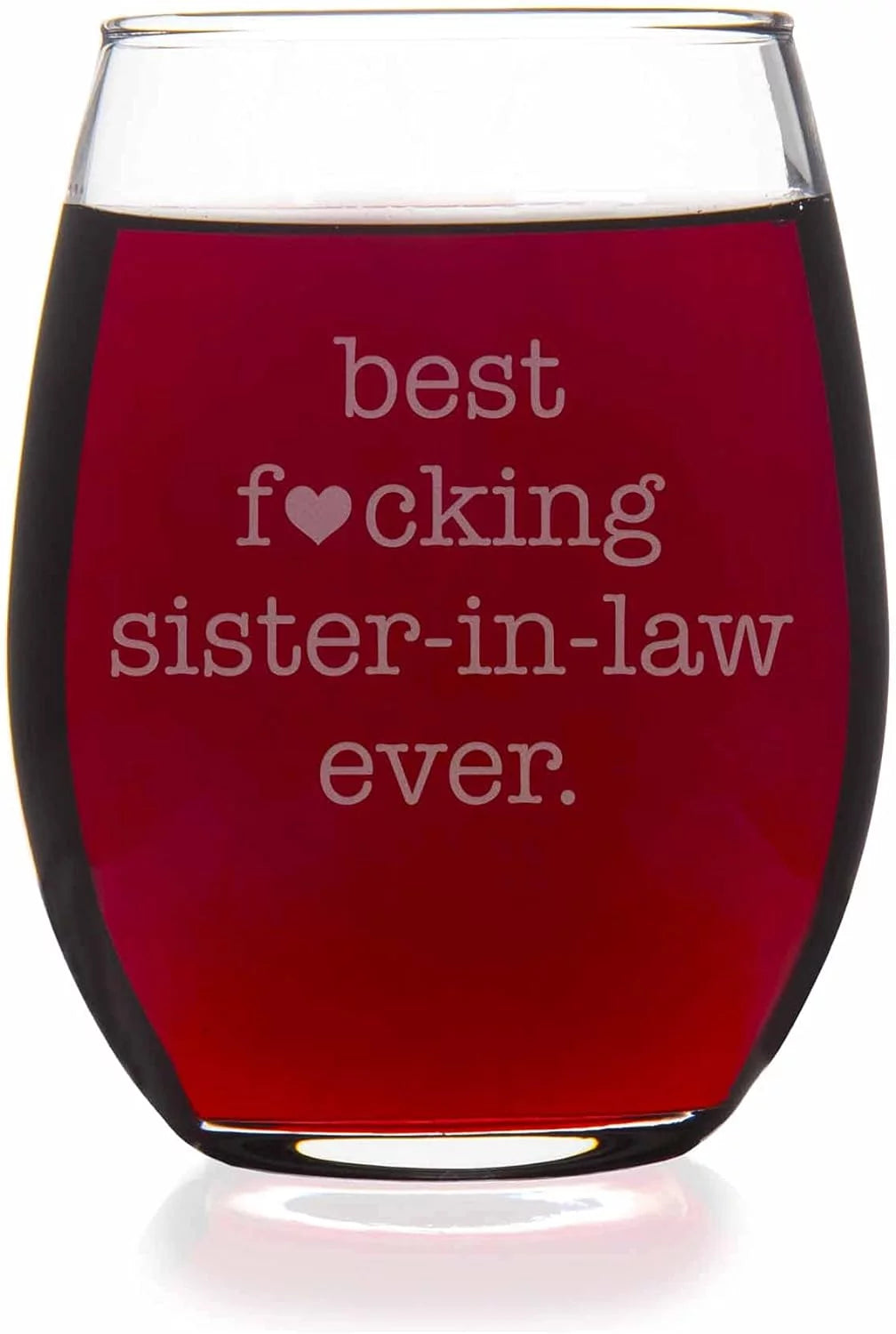 Sister In Law Stemless Wine Glass K589820