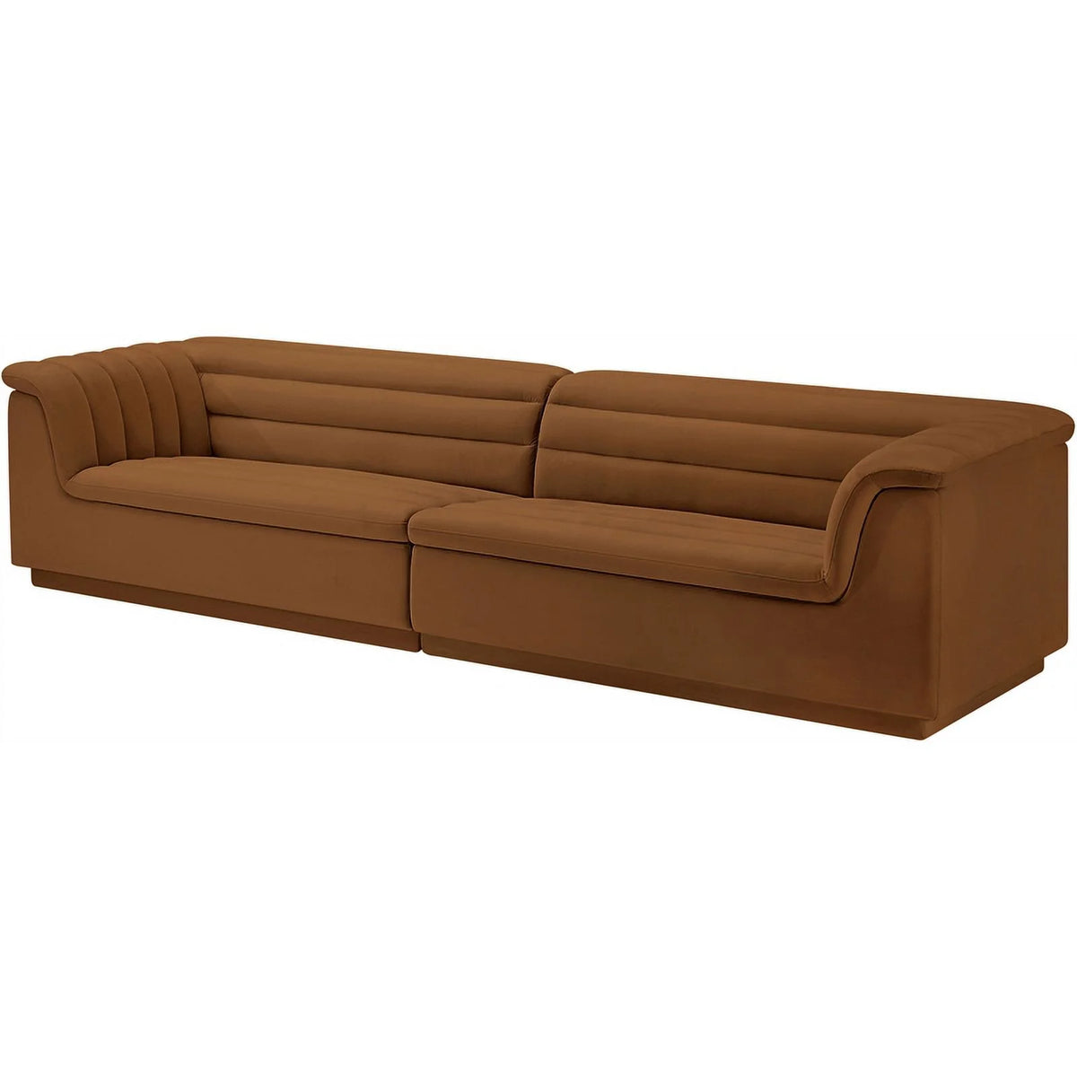 Saddle Velvet Modular Sofa H75216