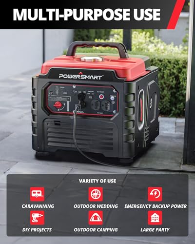 Portable Inverter Generator 2500W Gas-Powered Engine L607