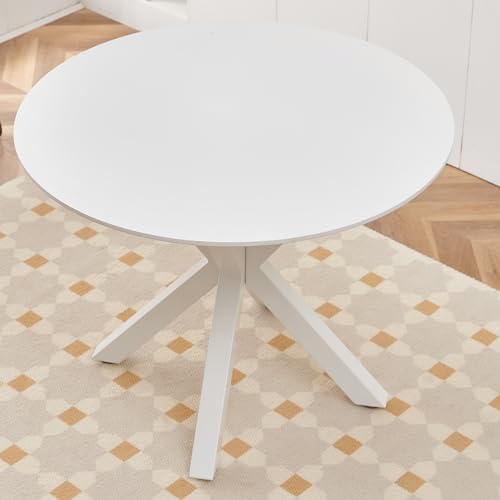 42" Faux Wood Round Dining Table N701896