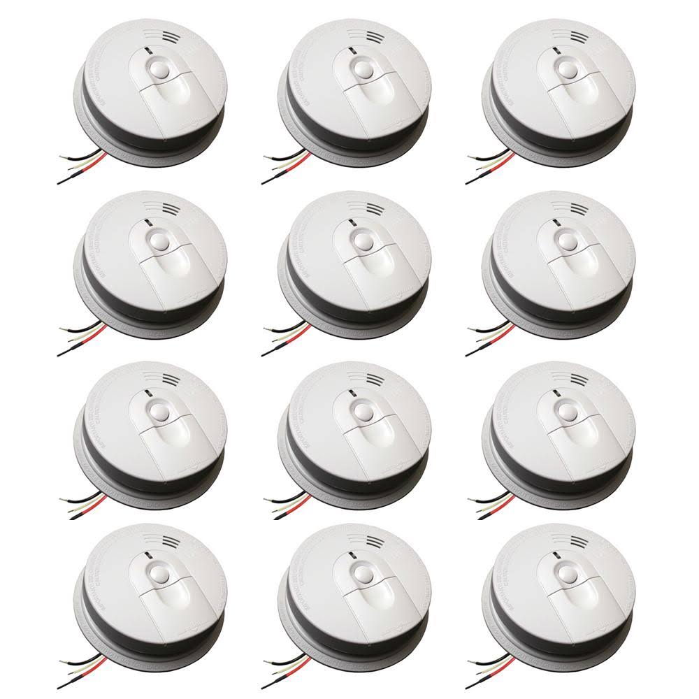 12-Pack Hardwired Smoke Detector with Ionization Sensor L63003