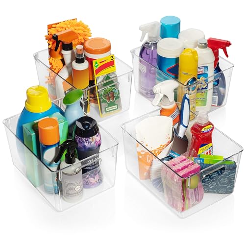 Clear Plastic Storage Bins E222