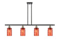Black Antique Brass 3 Light Island Light C49343