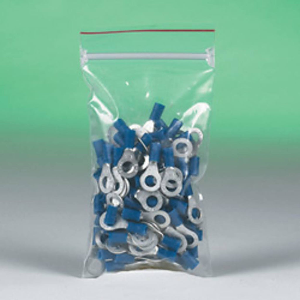 4 Mil Reclosable Poly Bags 10x22 x 13x22 Clear 500/Case L7770