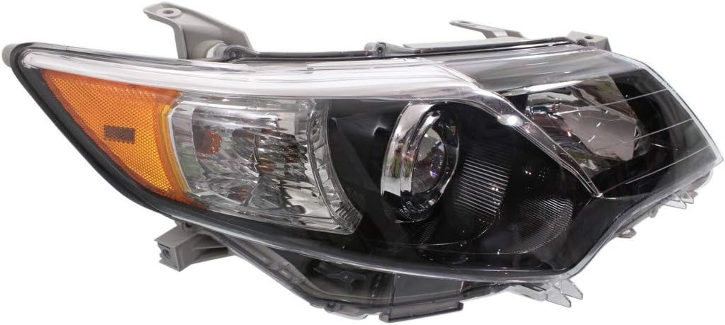 Passenger Side Headlight for Toyota Camry 2012-2014 with Bulbs O93360