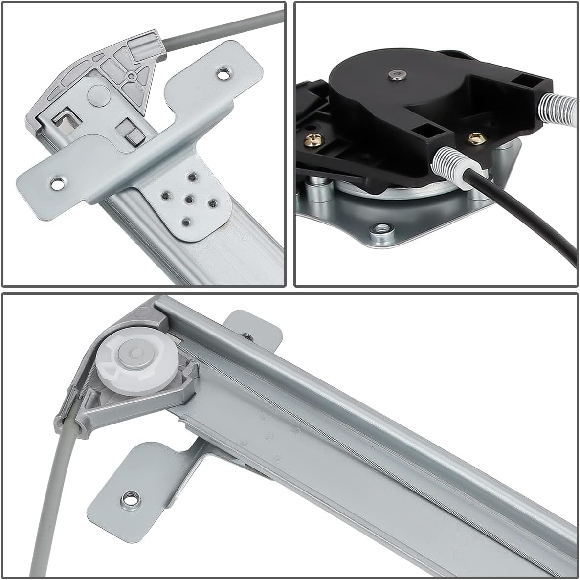 Front Power Window Regulator with Motor Assembly, Driver Left Side Pack of 2 T632