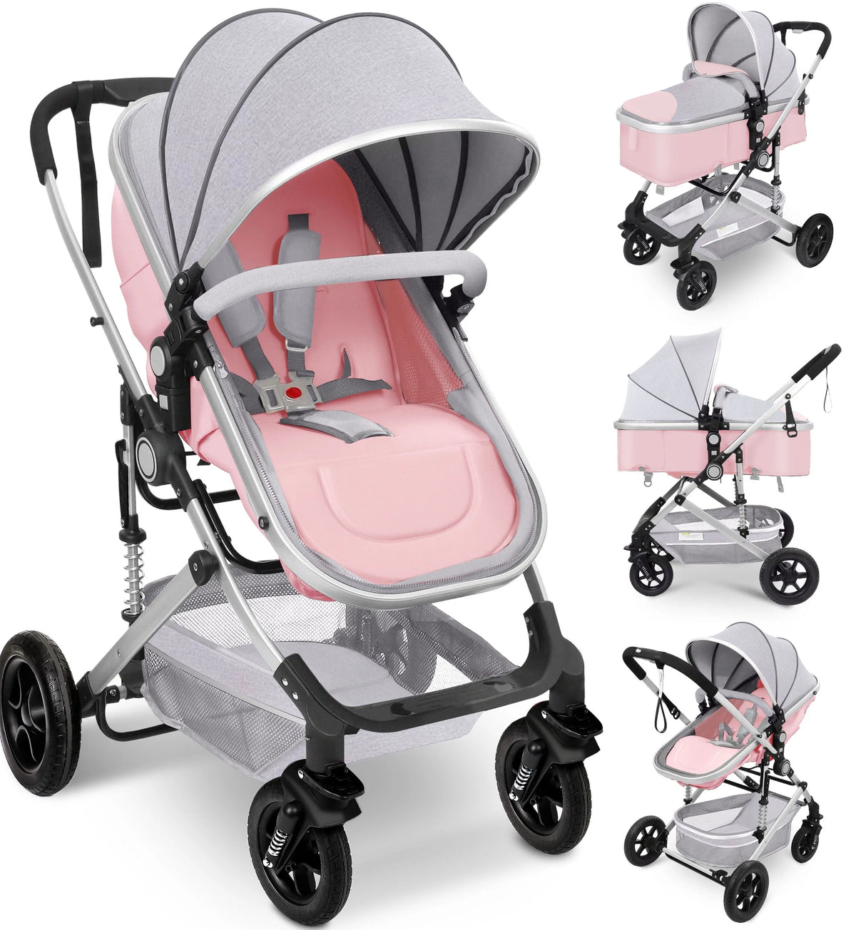 Foldable Reversible Bassinet Baby Stroller R3258
