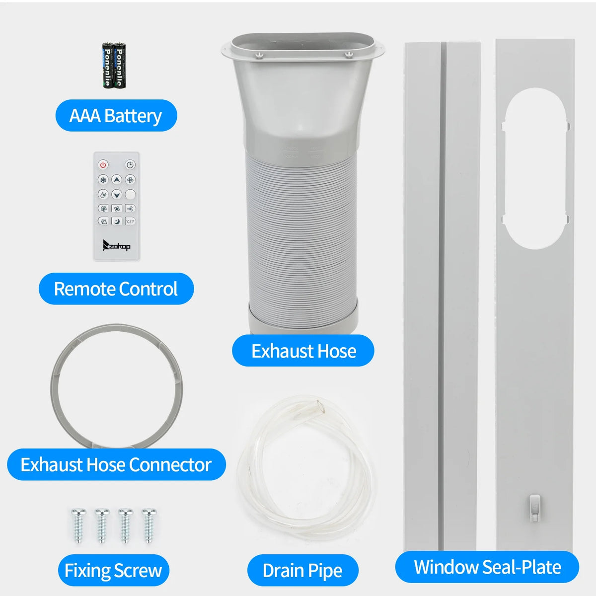 White Portable Air Conditioner G525